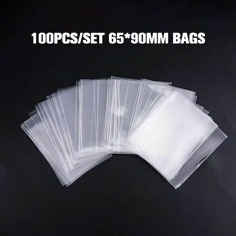 

100Pcs Transparent Collection Card Film Card Game Protector Kill Sleeves Games Outdoor Poker Cards Protector