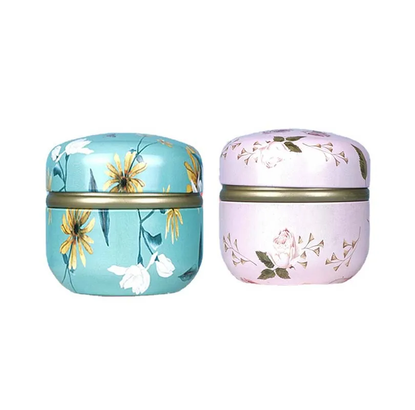 1 шт. 60 г Мини жестяная коробка для хранения Маленький Пустой горшок стандартные