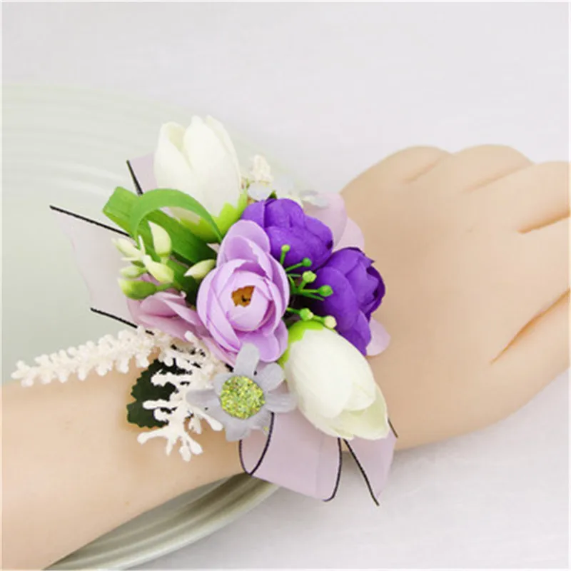 YO CHO искусственные цветы шелковые розы белая булавка для корсажа свадьбы