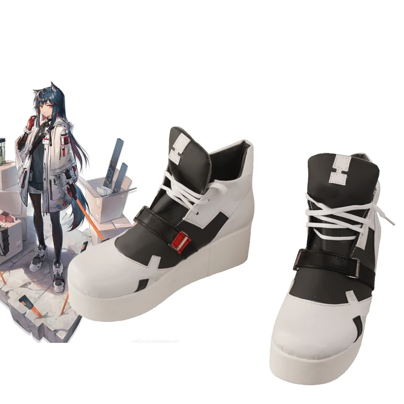 

Unisex Anime Cos Arknights Texas Cosplay Costumes Shoes Boots Custom Made