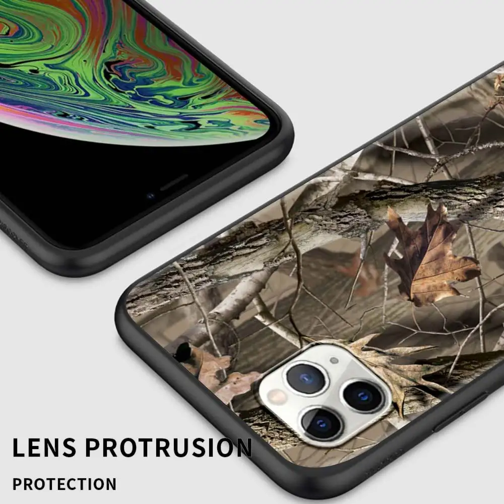 mobile phones case for apple iphone 13 11 pro max 7 8 plus 12 mini soft cover x xr xs 6 6s celular coque realtree real tree camo free global shipping