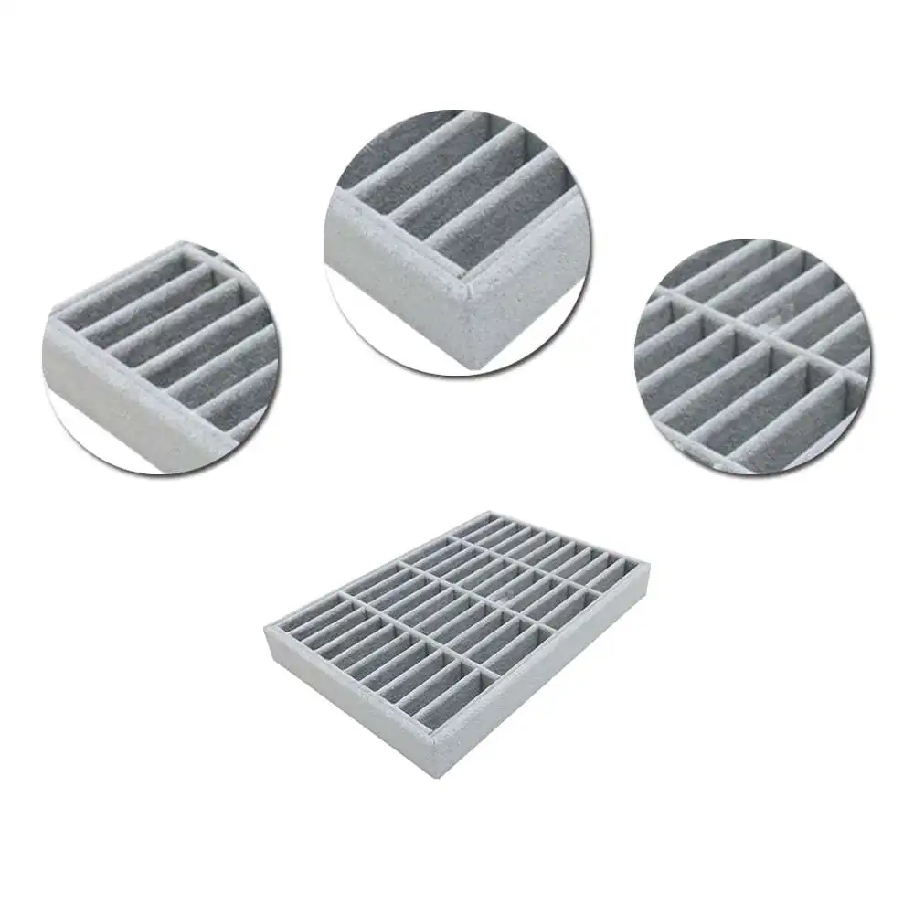 

Velvet Tray Box Bracelets Display Jewelry Case Organizer Durable Packaging Holder Jewelry Collection Storage Box 2021