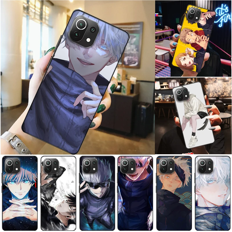 

Jujutsu Kaisen Yuji Itadori Fushiguro Megumi Sukuna Satoru Gojo Phone Case For Xiaomi 11 Lite Pro Cases Carcasa Funda