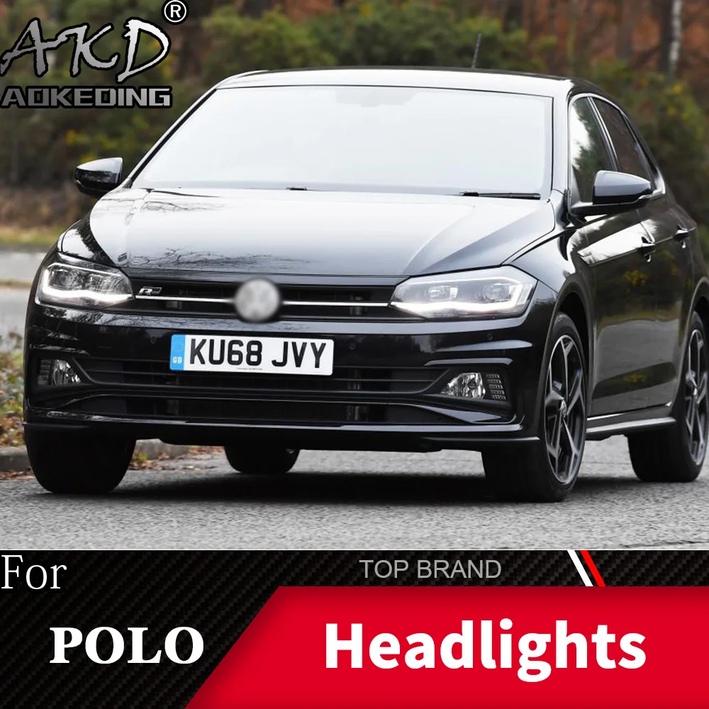 Фара для автомобиля VW new POLO 2019-2020 фары Противотуманные Дневные ходовые огни DRL H7