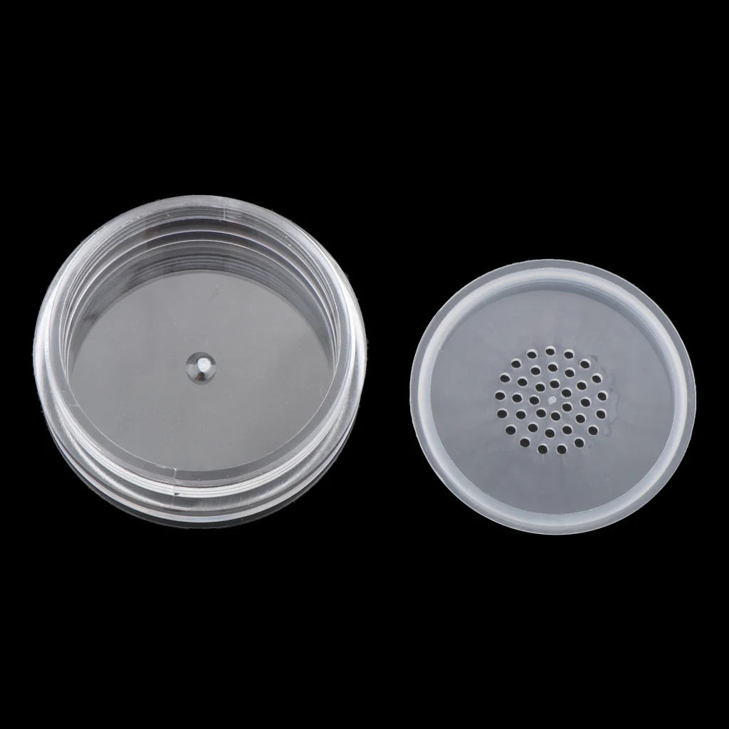 

10x Рассыпчатая Пудра Контейнер пуховка для пудры чехол многоразового DIY бутылках косметические банки в бутылках