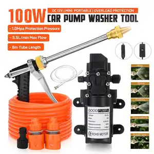 Электрическая Мойка высокого давления для автомобилей, портативное устройство для мойки автомобиля, 12 В, 100 Вт