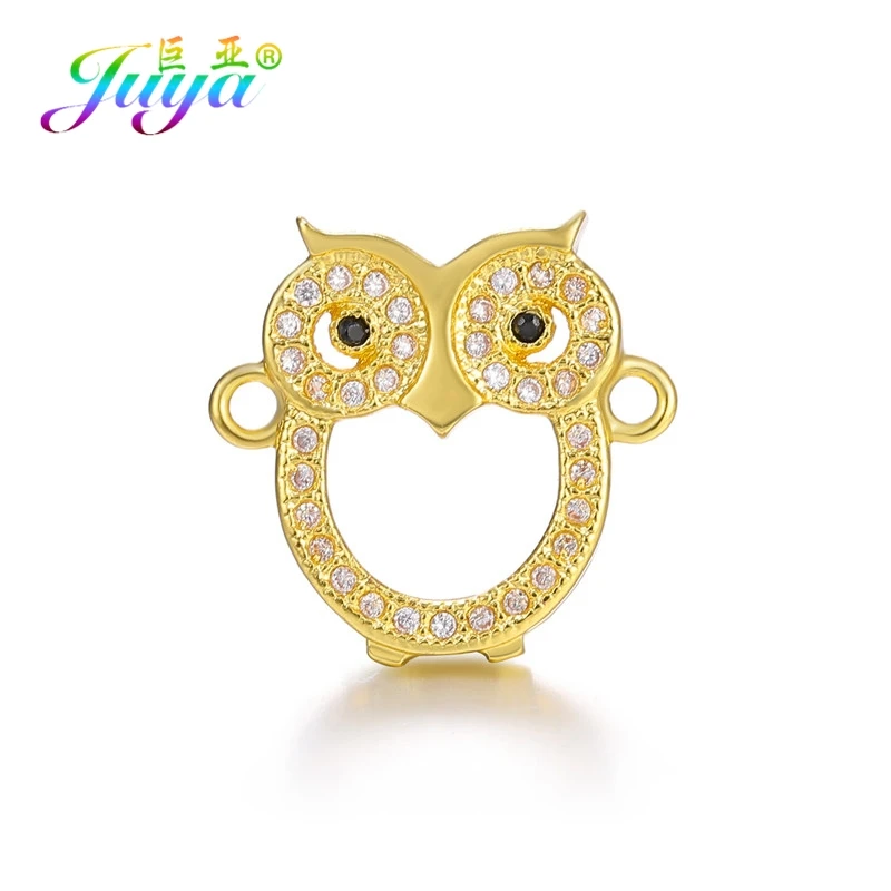 Gold Juya DIY Ювелирные компоненты поставки кубического циркония Дракон Цветок Хамса Разъем аксессуары для женщин серьги браслет Изготовление - Цвет: Gold