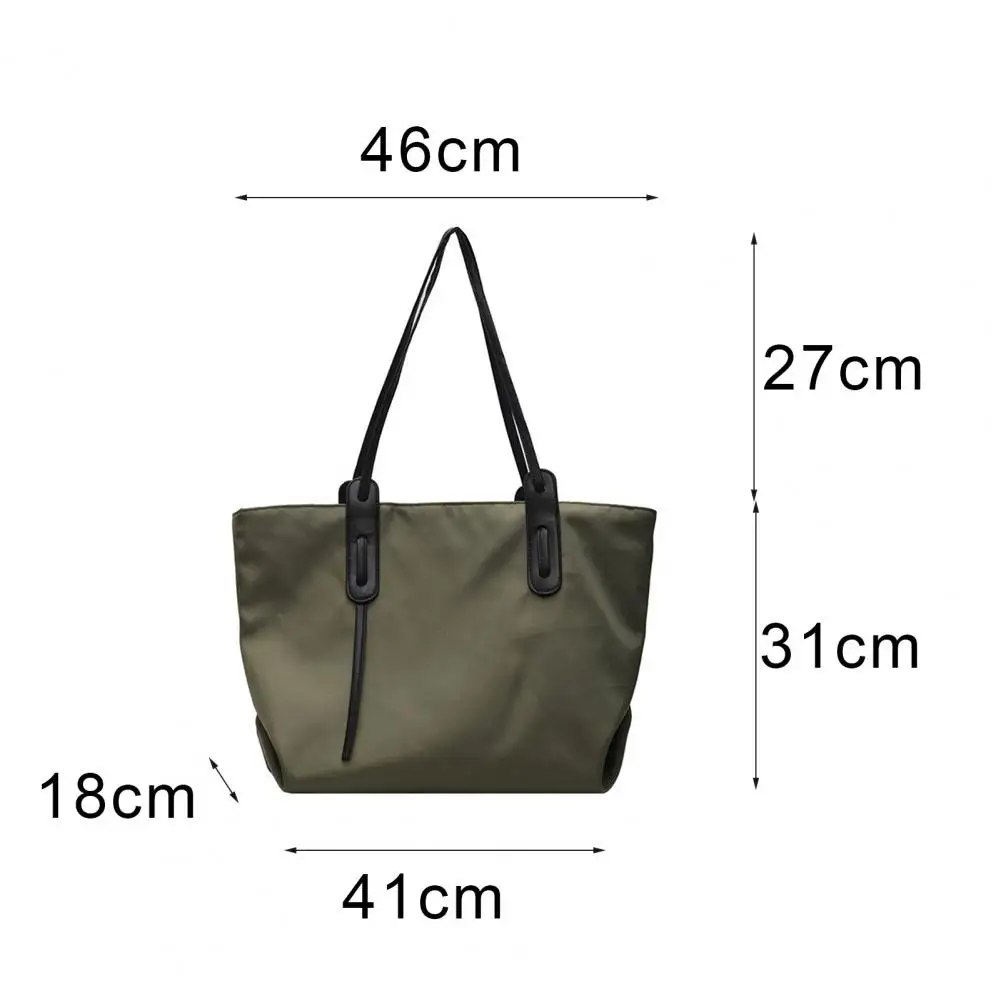 

Women Tote Bag Single Shoulder with Zipper Portable Versatile Large Capacity Lady Handbag for Shopping Work Travel Party School