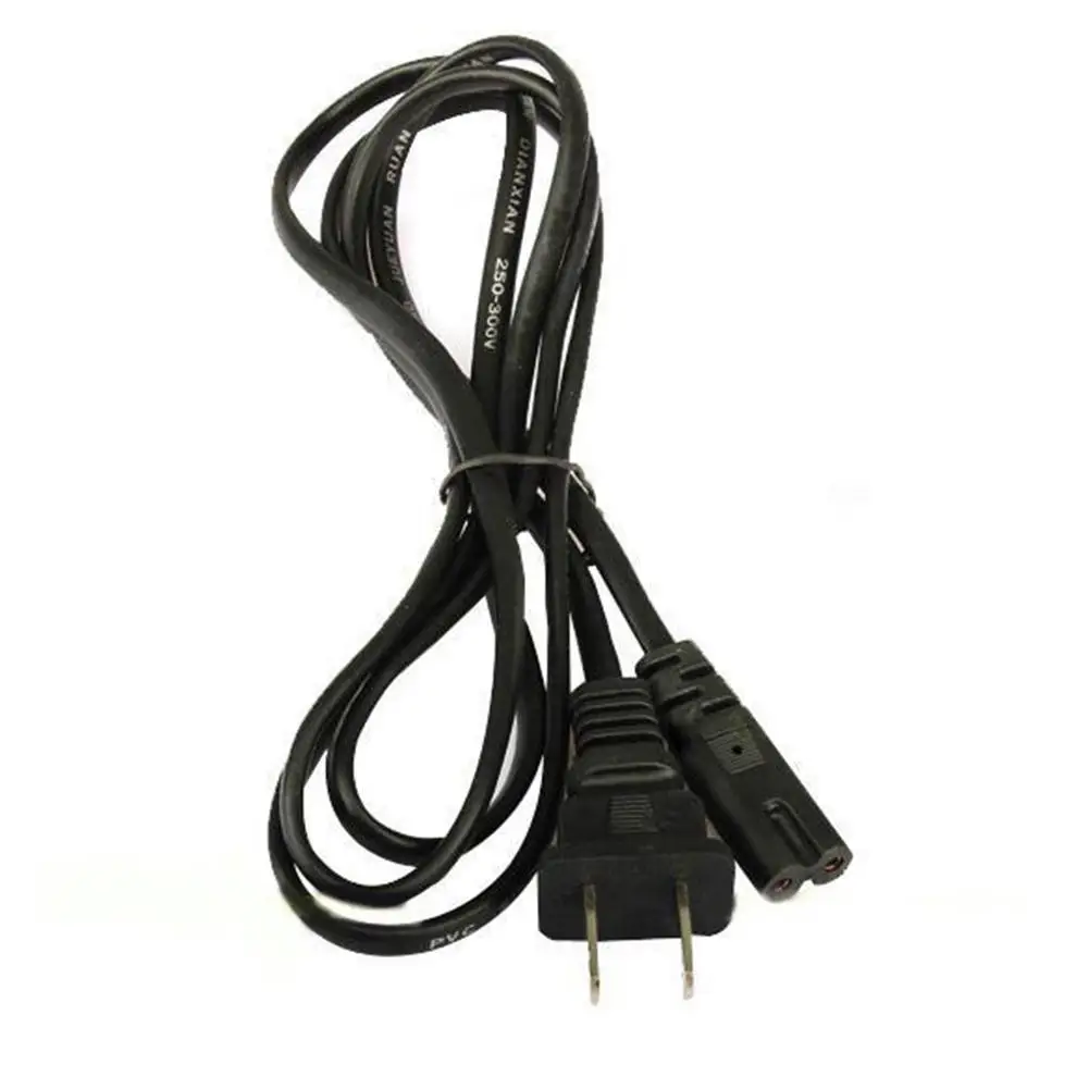

5ft US Plug 2-Prong Figure 8 AC Power Cord Adapter Cable for Sony PS2 PS3 Laptop