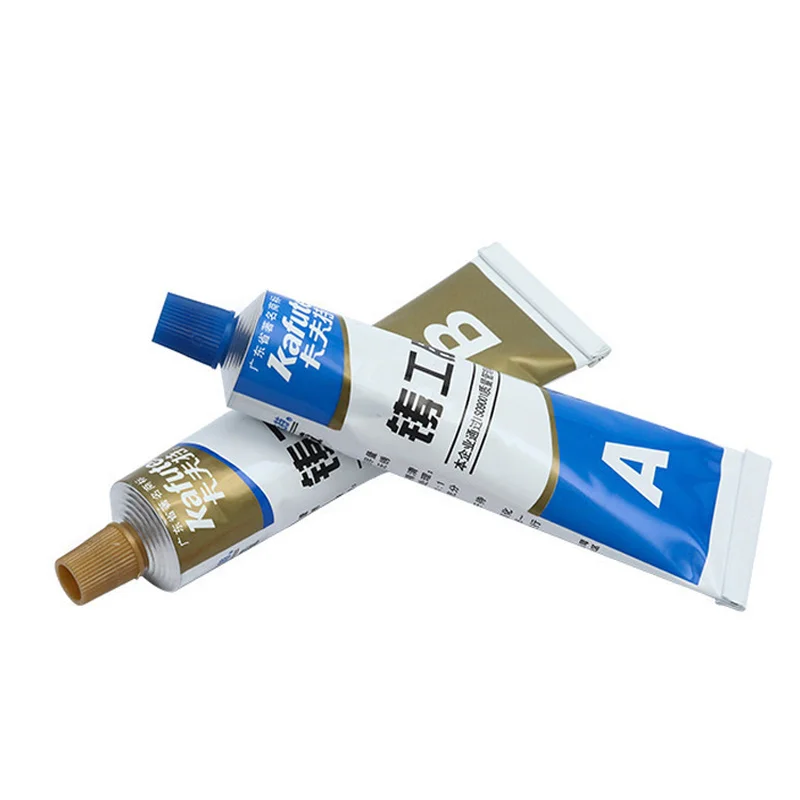 

65g/100g Kafuter A+B Metal Repair Glue Super Glue Iron Steel Car Radiator Water Tank Special Plugging Water Welding Glue