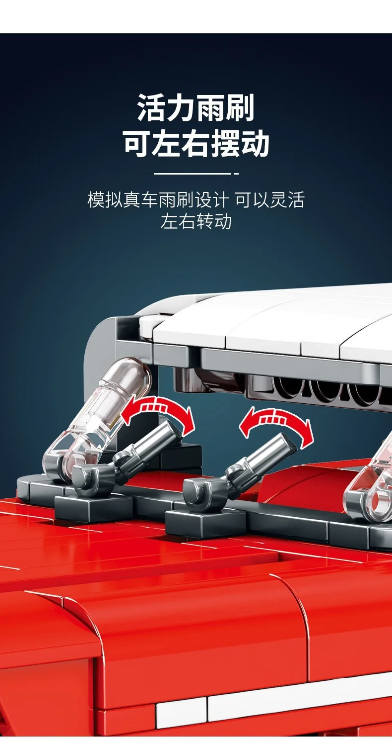 

Speed Champion Technic City 814PCS Chevrolet Sport Car Building Blocks 2020 New Retro style Blocks 8450