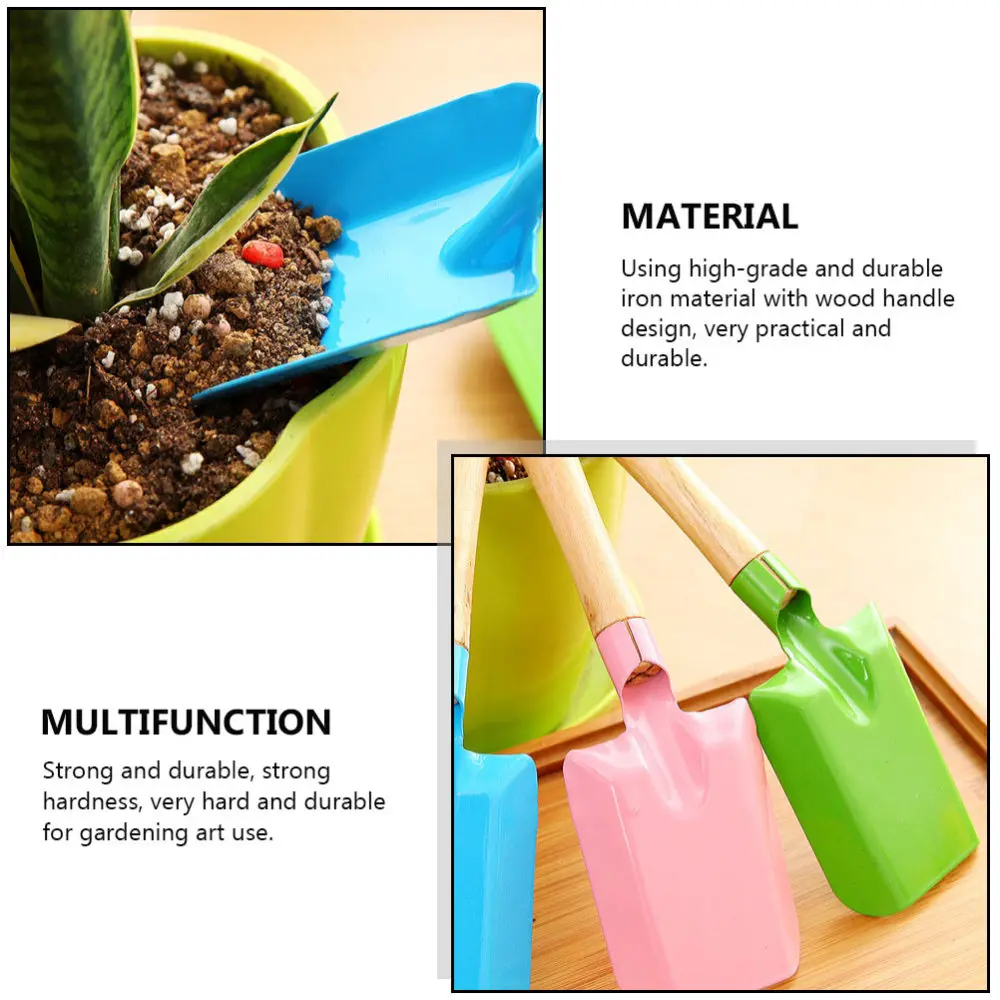 

6pcs Home Garden Mini Shovel Outdoor Garden Shovels Planting Digging Tools