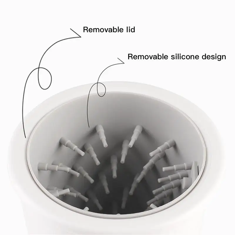 

Dog Paw Cleaner Cup Intelligent Full Automatic Pet Foot Washer Cup Quickly Wash Dirty Cat Foot Cleaning Bucket Pet Grooming