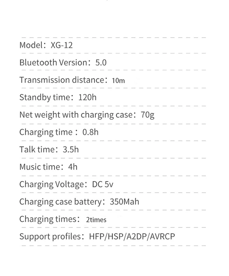 TWS XG12 bluetooth 5,0, беспроводные наушники, вкладыши, наушники, беспроводная гарнитура, водонепроницаемая, с микрофоном, свободные руки, наушники для телефона