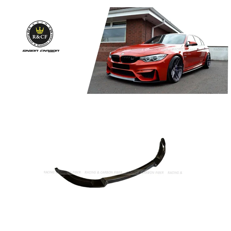 Для Bmw F80 F82 F83 M3 M4 // конкурс CS Стиль углеродное волокно передний бампер