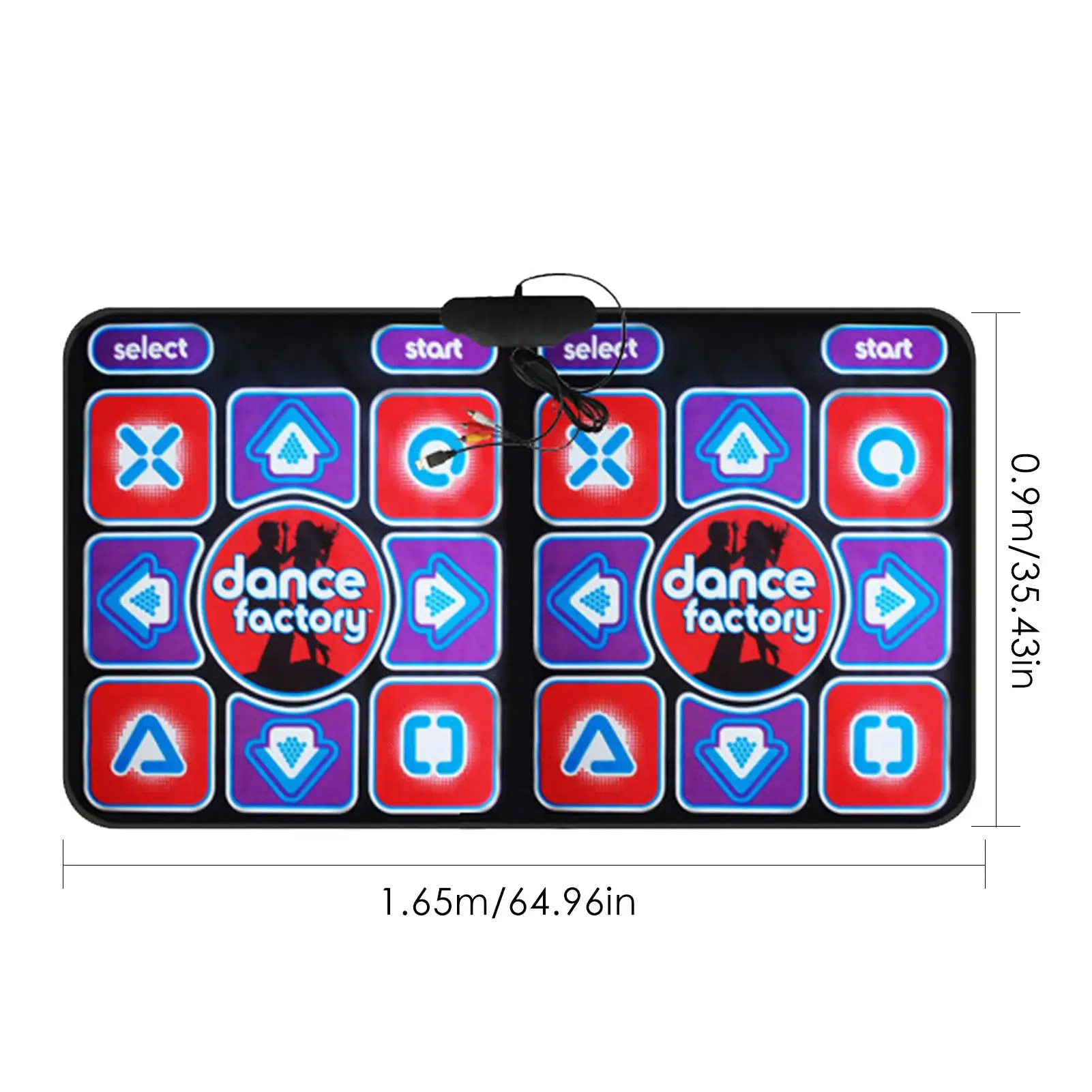 

Dancing Step Dance Mats Pad Pads Dance Mat Wear Resistant Dancing Pad Compatible With PC Laptop TV Foot Print Mat