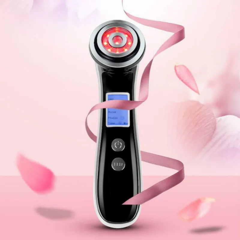 Светодиодный массажер для лица фотон мезотерапия Электропорация радиочастотная