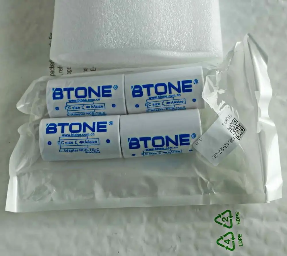 Аккумуляторный преобразователь типа АА в C 4 шт.| |