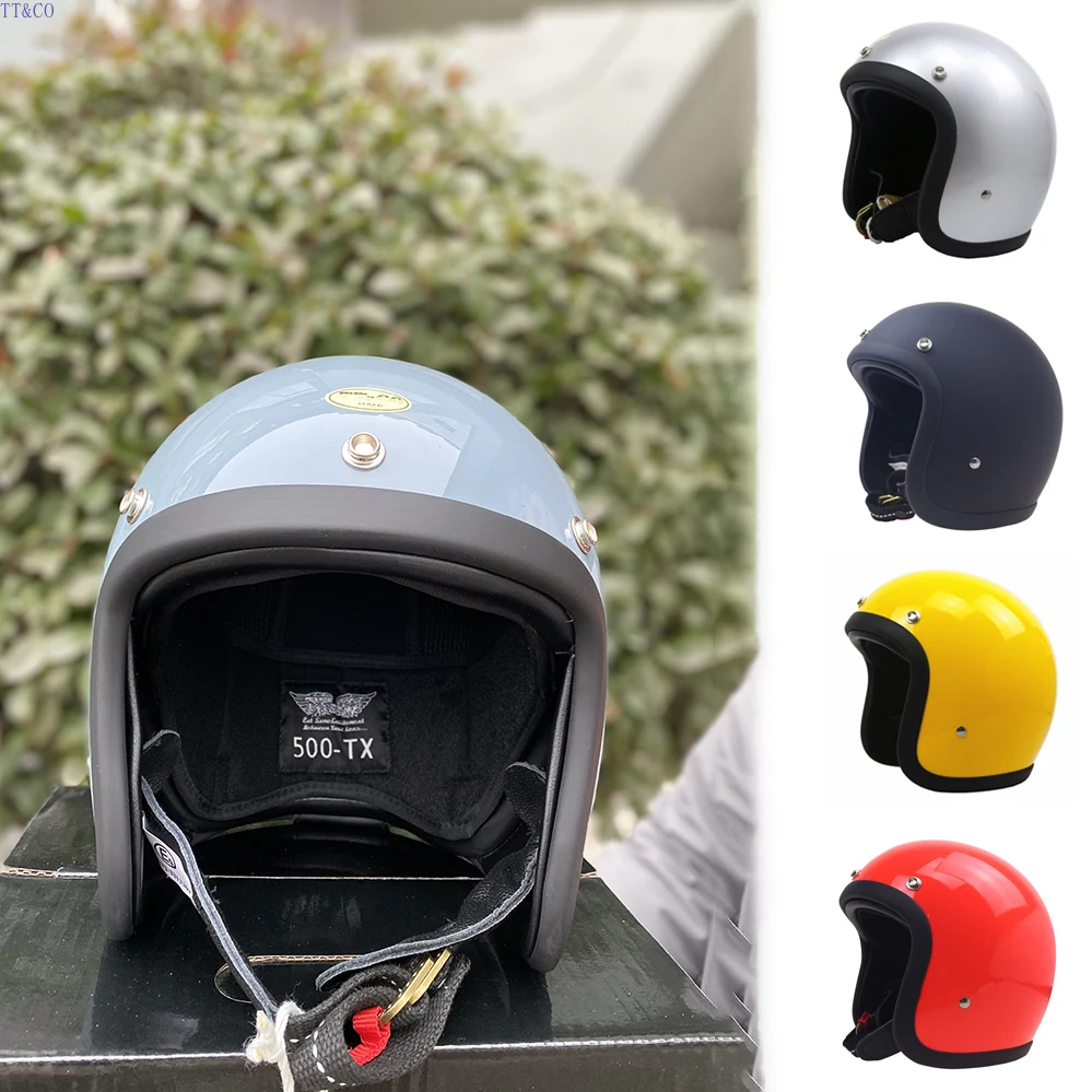 

TT & CO японский винтажный шлем с открытым лицом DOT ECE Retro Cafe Racer мотоциклетный скутер Jet Casco Chopper стиль для мужчин женщин Moto Casco