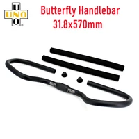 uno aluminum alloy butterfly road bicycle handlebar mountain bike 31 8 570mm mtb handlebar with cover bicycle accessories