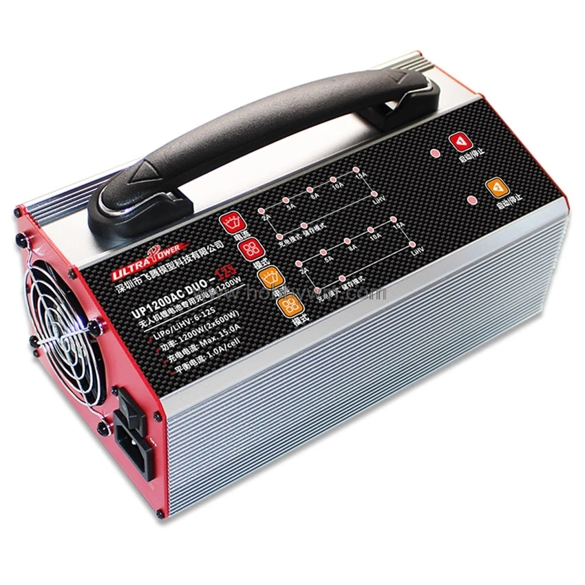 Зарядное устройство для аккумуляторов UP1200AC DUO LiPo LiHV 6 12s больших дронов RC