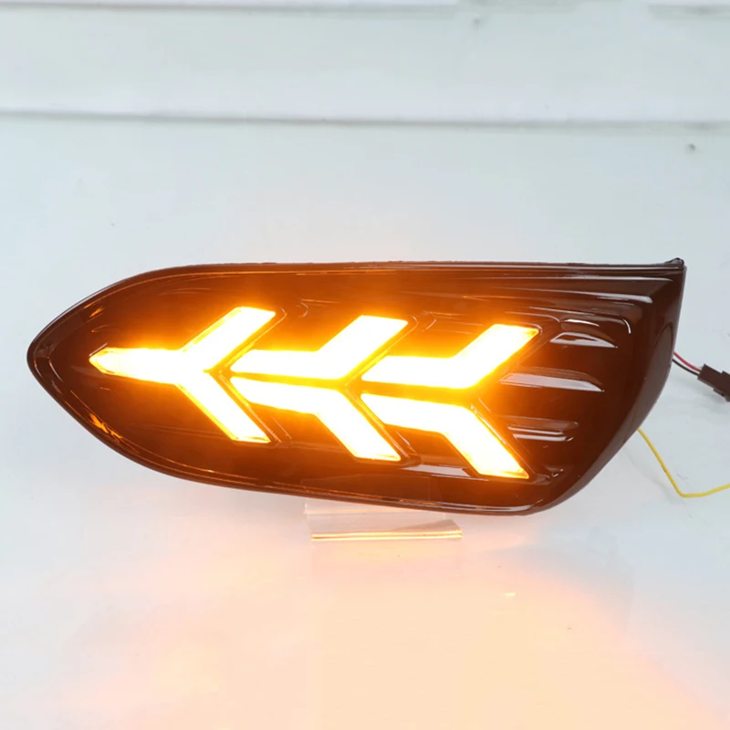 

1 Set LED for Honda AVANCIER 2020 DRL Daytime Running Lights Daylight ABS Fog Lamp Cover with Turn Yellow Signal Light