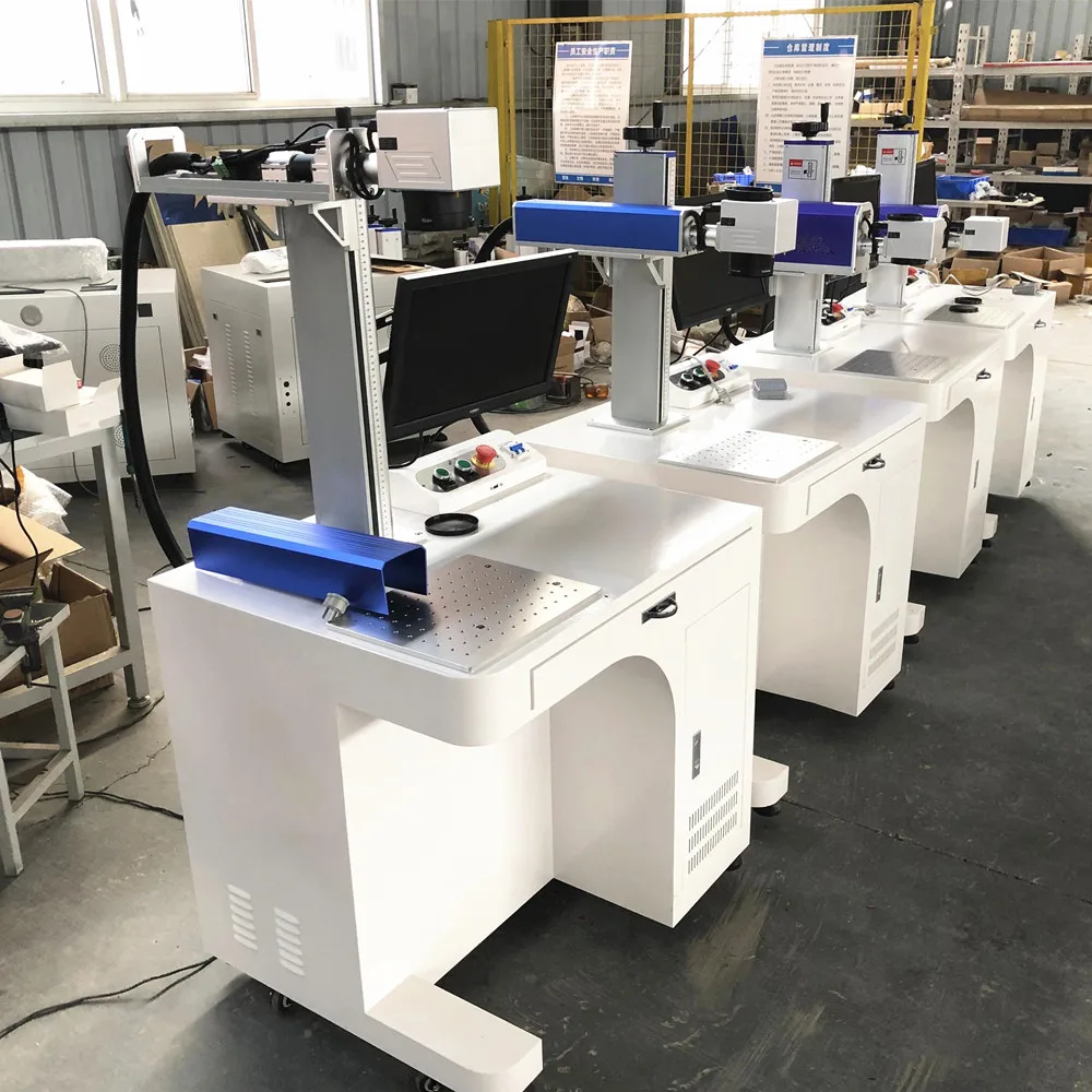 Волоконно-лазерная маркировочная гравировальная режущая машина 20 Вт 30 50 хорошее