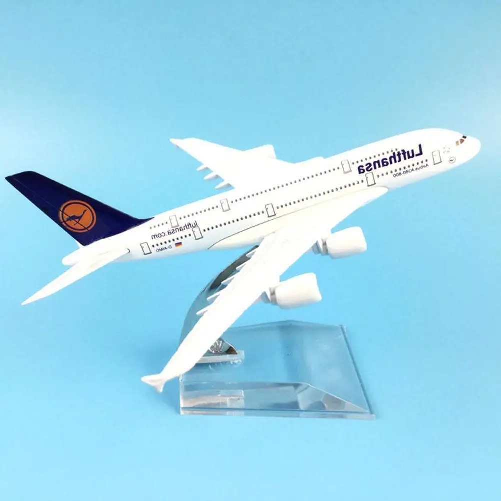 

1/400 A380 Lufthansa Air Passenger Plane Aircraft Airplane Model Kids Toy Airliner Simulation Aircraft Toy Collectible Gift