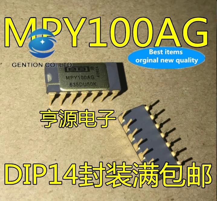 

2pcs 100% new and orginal real photo MPY100 MPY100AG DIP14 analog multiplier chip