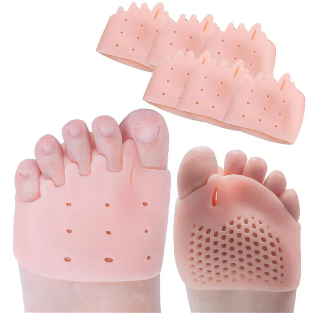 

Silicone Metatarsal Forefoot Pad Hallux Valgus Corrector Pain Relief Orthotics Protect Toe Separator Professional Foot Care Tool
