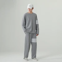 men clothing 2021 new fall winter mens sets sweatpants two piece korean fashion sweatshirts designer clothes plus size tracksuit