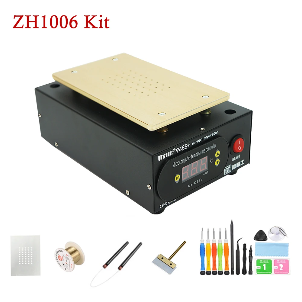 

110V/220V Built-in Vacuum UYUE 948S+ LCD Touch Screen Separator Machine kit