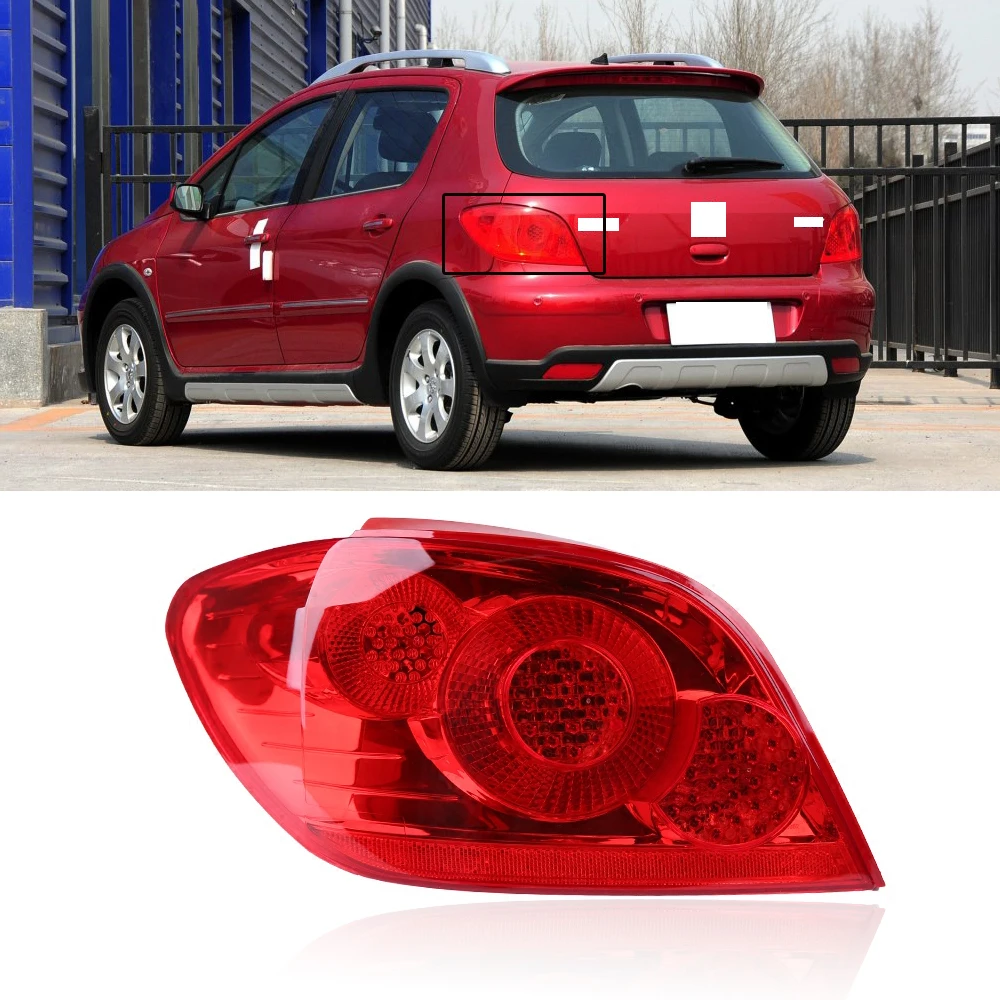 CAPQX для Peugeot 307 хэтчбек задний светильник хвост тормозной фонарь налобный taillamp