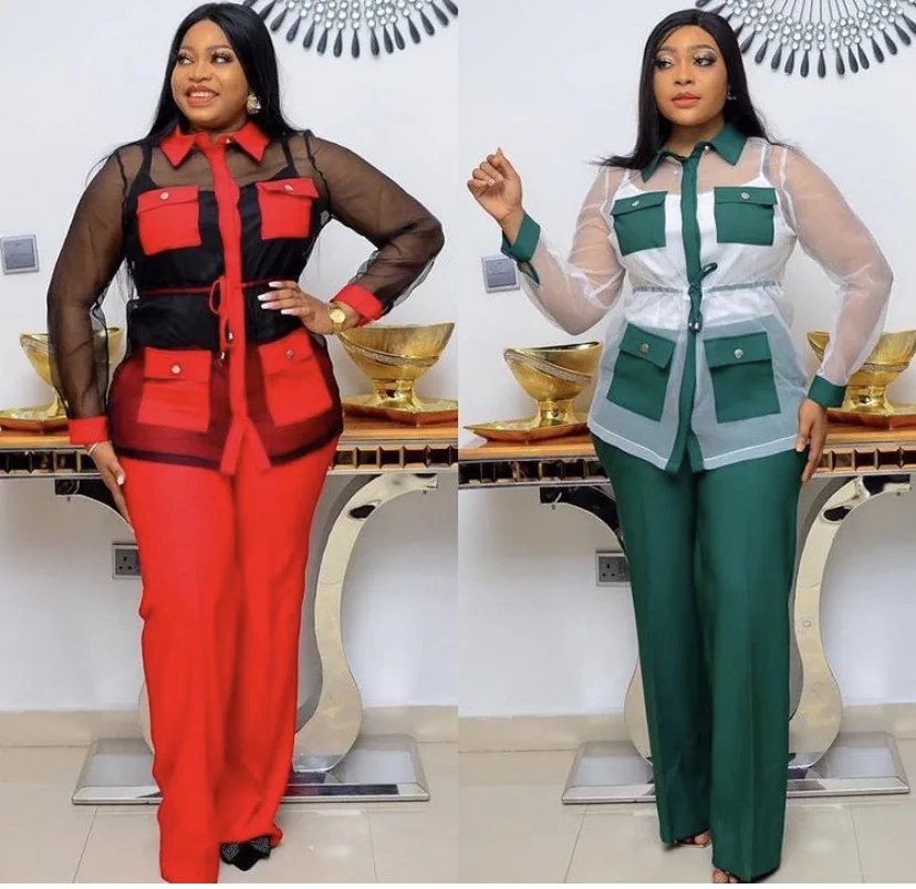 Африканская одежда для женщин лето 2021 африканские женские комплекты из трех