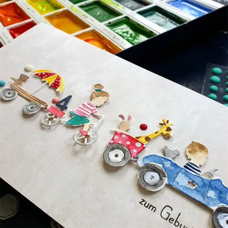 Новое поступление 2020 набор цветов трафареты для резки металла скрапбукинга