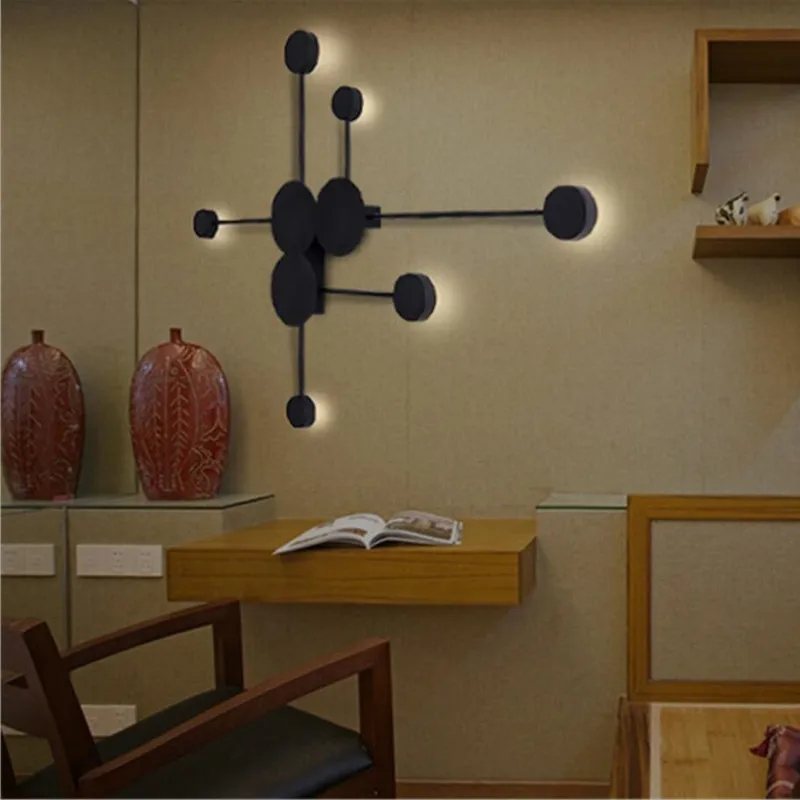 Винтажный креативный настенный светильник для гостиной с 6 светодиосветодиодный