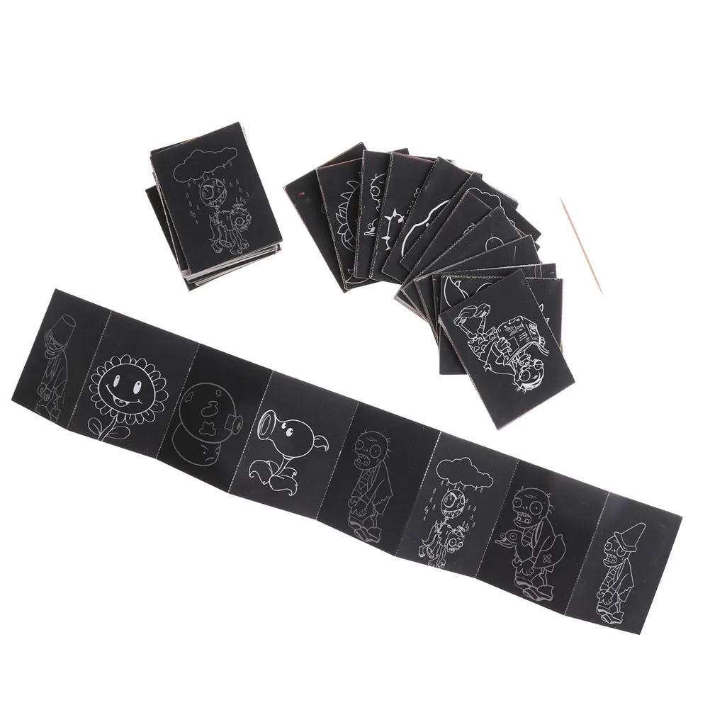 8 листов/упаковка картина детский набор для рисования скретч бумага красочная