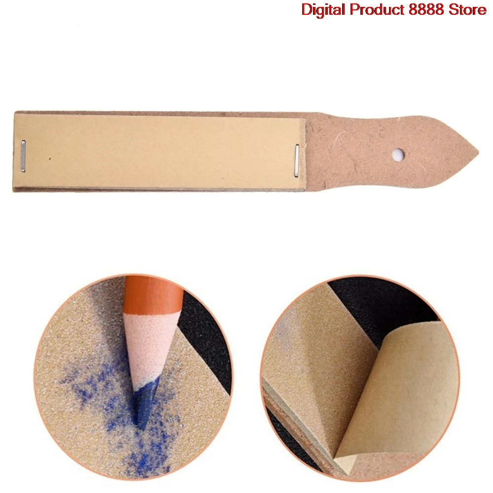 

Practical Sandpaper Pencil Pointer Sharpener Pointer Sand Paper DIY Drawing Art Drawing