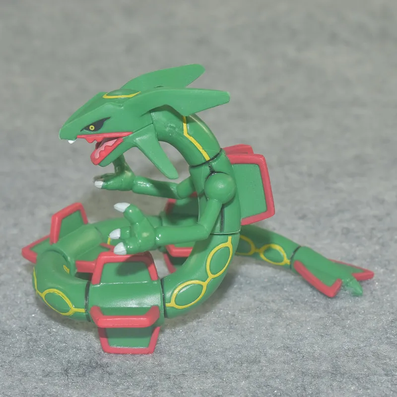 Аниме фигурки героев мультфильмов Rayquaza большого размера коллекционные модели