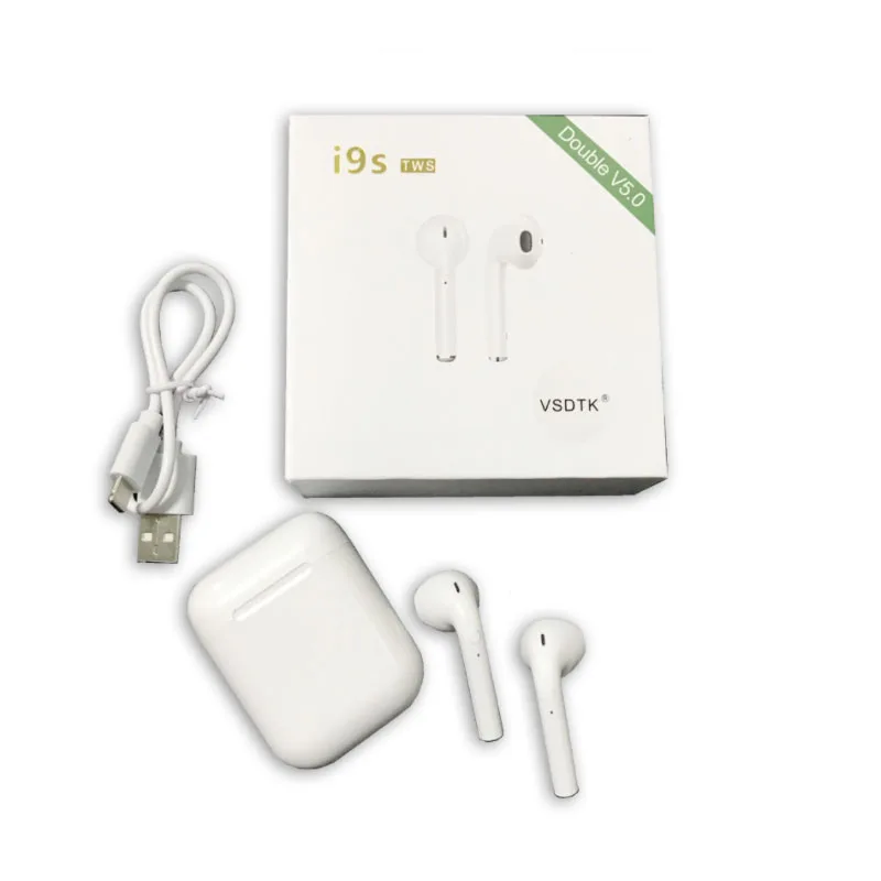 I9 I9S TWS, беспроводные наушники, портативные, 5,0, Bluetooth, гарнитура, невидимые наушники для всех смартфонов, i10 max TWS