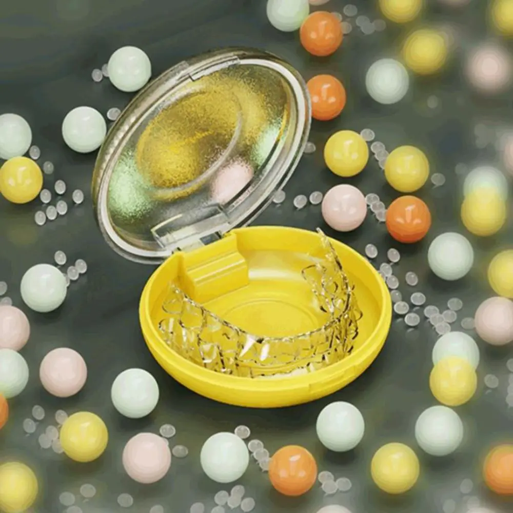 Ортодонтический зубной фиксатор портативный невидимый контейнер для