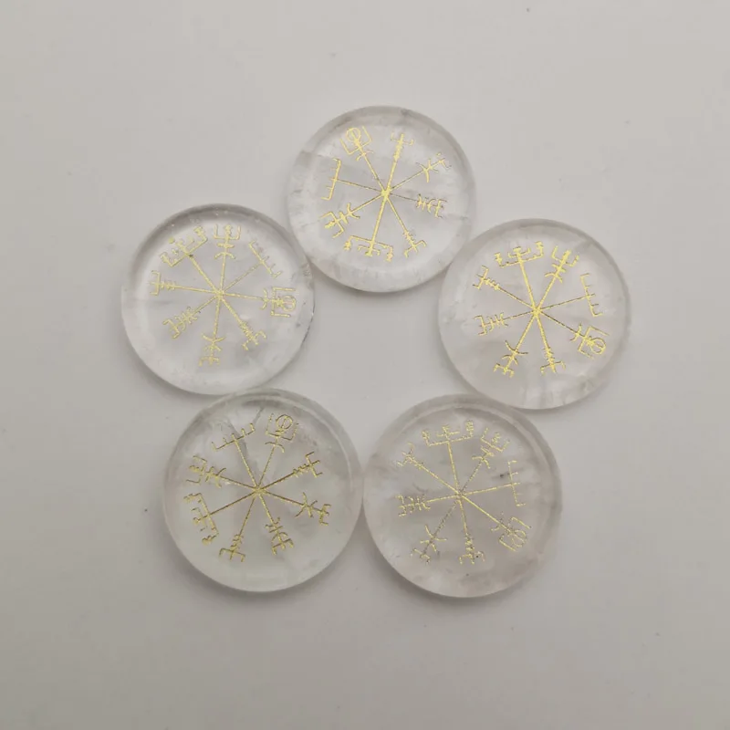 Модные розы кварцевые тигровый глаз натуральный камень Vegvisir Викинг Компас руны
