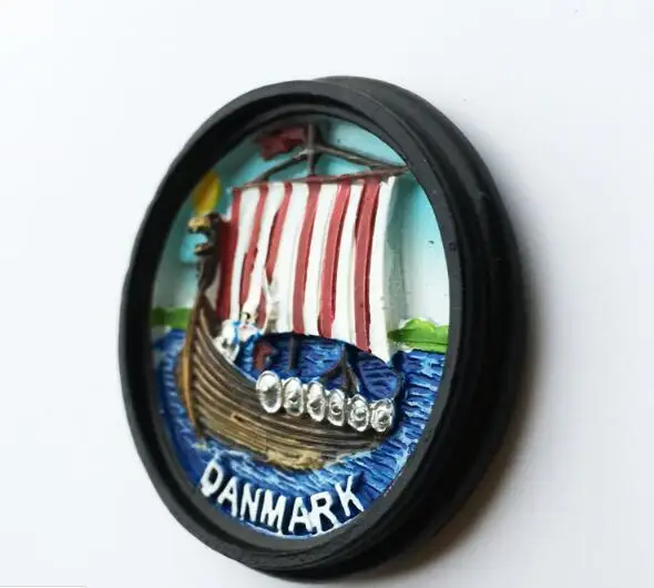Новое поступление 3D магнит на холодильник Дания туристические сувениры