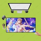 XGZ аниме милый коврик для мыши с девушкой игровой большой компьютерный коврик для мыши офисный стол коврики для клавиатуры Муза Lockedge коврик размер можно выбрать