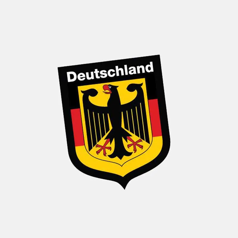 Немецкая наклейка DAWASARU Deutschland декоративная с флагом автомобиля креативная