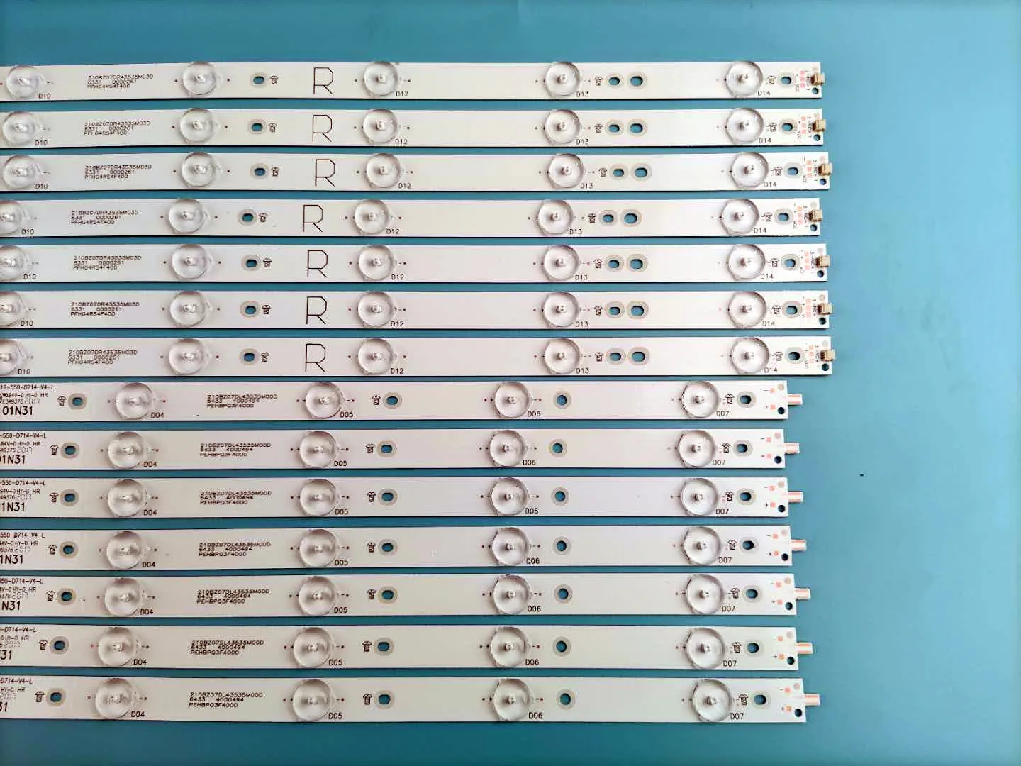 Светодиодный подсветка для 55PUS6501/12 55PUS6551/12 55PUS6561 55PUS6581 TPT550U2 GJ-2K16-550-D714-V4-L R LBM550M0701-KY-4 0