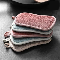 kitchen cleaning towel kitchenware brushes anti grease wiping rags absorbent washing dish cloth accessories