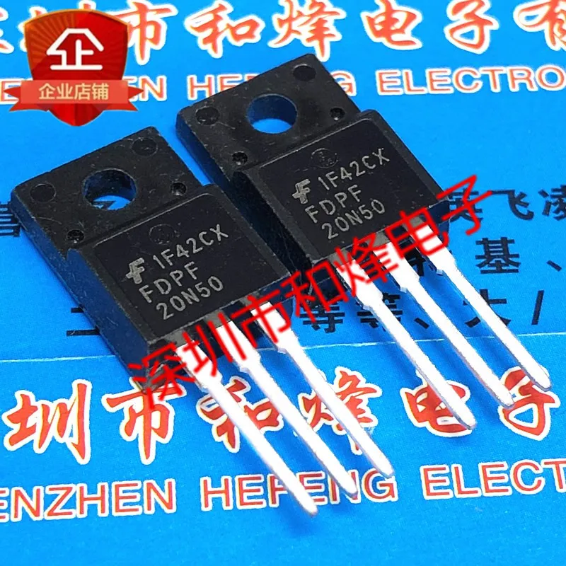 100% новый и оригинальный FDPF20N50 TO-220F 20A 500V | Электроника