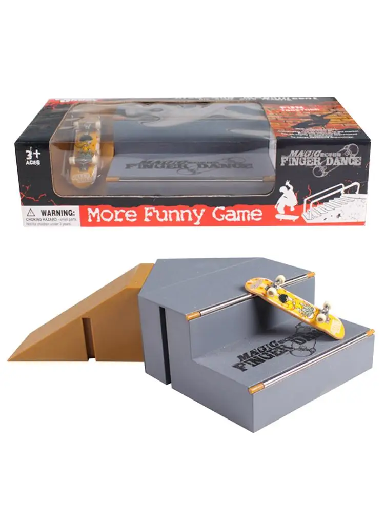 

Skate Park Kit Ramp Parts For Finger Skateboard Fingerboard Excellent Gift For Extreme Sports Enthusiasts Sport Training