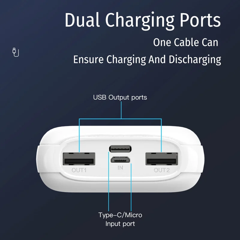 wopow mini power bank 10000mah cell phone portable poverbank 10000 mah charger external battery powerbank for iphone for xiaomi free global shipping
